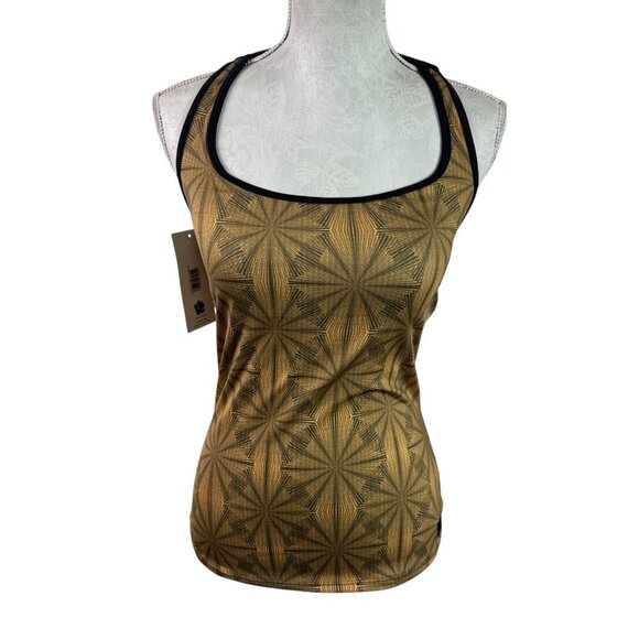 HAPARI Swim Women's S Golddust Sport Tankini Top NWT - Picture 1 of 13